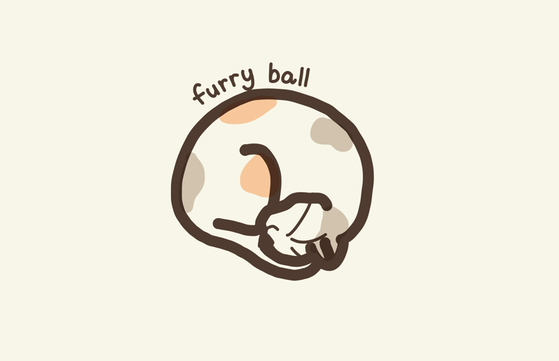 ท่าก้อนกลมขนฟู (Furry ball)